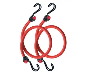 Master Lock 3020EURDAT Set mit 2 Gummibändern mit Haken - 60 cm