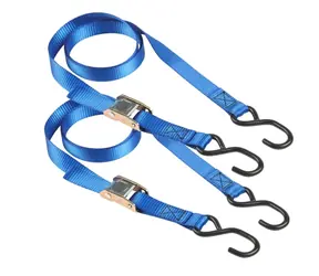 Master Lock 4368EURDAT Set mit 2 Spanngurten mit Federklemme - 200 cm