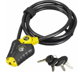 Master Lock Python 8433EURD Verkürzbares Kabelschloss - 10 mm