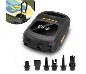 Technaxx TX-266 Akku SUP Luftpumpe mit funktionsfähiger Powerbank / 350L|m / 120 W / 7500 mAH