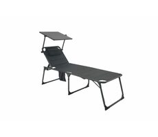 Technaxx TX-275 Klappbare Solarliege / 20 W / USB-A / USB-C / IP54 / Max. 120 kg