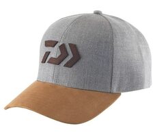 Daiwa Kappe D-Vec Cap Sport Grau/Wildleder