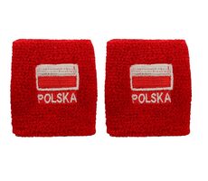 SPORTTEAM Strickschweißband Polen 2 Stück