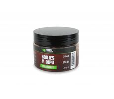 Nikl Boilies in Erdbeerdip 250g 24mm
