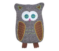 Hugo Frosch Öko Junior Comfort Kinderwärmflasche mit Eulenmotiv - 25 x 16 cm