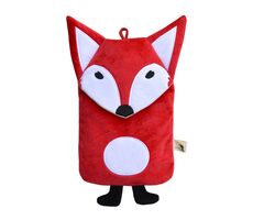 Hugo Frosch Öko Junior Comfort Kinderwärmflasche mit Rotfuchs-Motiv