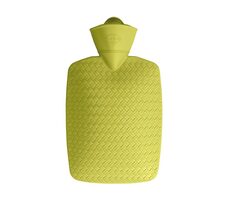 Hugo Frosch Classic Wärmflasche Korbdesign - Limette