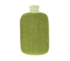Hugo Frosch Kiwi - Eco Classic Comfort Wärmflasche mit Reißverschlussbezug aus Bio-Baumwolle - Grün