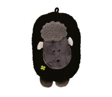 Hugo Frosch Öko Junior Comfort Kinderwärmflasche mit Schafmotiv - Schwarz