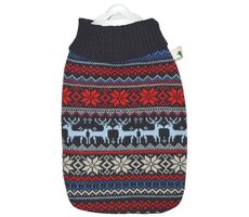Hugo Frosch Classic 1,8L Thermoskanne mit Strickbezug - Norwegermotiv