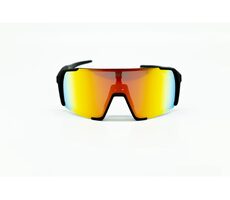 FLYING EAGLE PRO PACK Polarisierte Sonnenbrille Schwarz/Rot / 2x polarisierte Gläser / Reiseetui