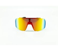FLYING EAGLE PRO PACK Polarisierte Sonnenbrille Weiß/Rot / 2x Polarisierte Gläser / Reiseetui