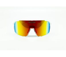 FLYING EAGLE ELITE PACK Photochrome Sonnenbrille Transparent/Rot / 2x polarisierende Gläser / Reiseetui
