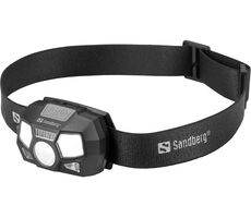 Sandberg Stirnlampe mit Bewegungssensor schwarz / 900mAh / 200 lm / USB-C