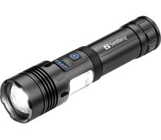 Sandberg Survivor 7in1 Torch Multifunktions-Taschenlampe schwarz / Powerbank 5000 mAh / IPX4 / USB-C
