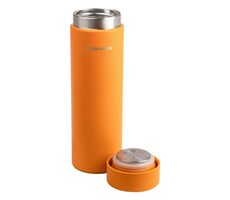 Fiskars 1078698 Thermoskanne für unterwegs, 0,5 l, orange