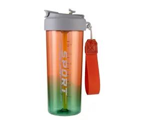 Lamart Fit Sportflasche 600ml orange-grün / Tritan