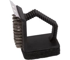 Lamart Fan Grillbürste 3in1 schwarz
