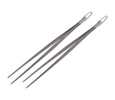Lamart BBQ Grillpinzette / 30cm / 2 Stück / Edelstahl