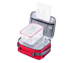 Lamart Clip Thermotasche 2,7l rot / 23 x 18 x 10cm