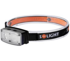 Solight WN53 LED Akku-Stirnlampe schwarz / 100lm / 500mAh / IP44 / Li ION