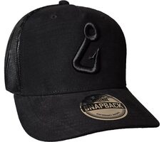Greyfish Cap mit 3D-Logo Schwarz
