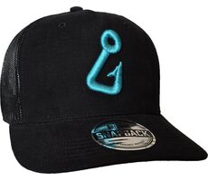 Greyfish Cap mit 3D-Logo Türkis