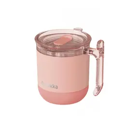 Quokka Edelstahl-Thermosbecher Wave Pfirsichrosa 260 ml