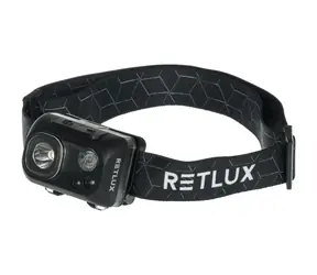 Retlux RPL 57 wiederaufladbare Stirnlampe 3W / 200 lm / 1200 mAh / IP67 