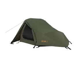 NILS Camp NC2502 Skyair 2 grün / Leichtes Zelt für 2 Personen / 300 x 220 x 100 cm / Wassersäule: 3000 mm