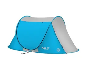 NILS Camp NC3043 blau / Strandzelt / 220 x 120 x 95 cm 