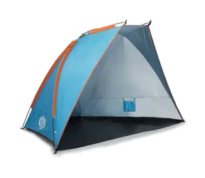 NILS Camp NC8030 blau-orange / Strandzelt / 260 x 120 x 120 cm 
