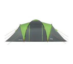 NILS Camp NC6431 Highland IV grün/grau / Familienzelt / 4 Personen / 125+200+125 x 210 x 190 cm / Wassersäule: 4000 mm