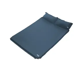 NILS CAMP NC4060 grau / Selbstaufblasende Doppel-Isomatte / 186 x 130 x 3 cm