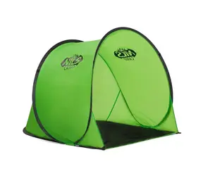 NILS Camp NC3173 grün / Selbstfaltendes Strandzelt / 110 x 140 x 110 cm / Wassersäule: 1000 mm