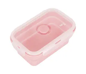 NILS Camp NC4105 500ml rosa / Faltbare Snackbox 