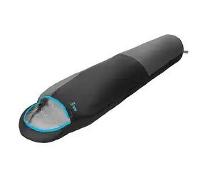 NILS Camp NC1705 Ultraleichter Schlafsack schwarz/mint / 215 x 75 cm / 5-20 °C | 0-5 °C