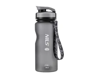 NILS Camp NC1740 600 ml schwarze Tritan-Trinkflasche 
