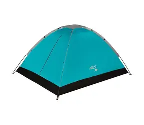 NILS Camp NC3021 blau / Touristenzelt / 2 Personen / 205 x 150 x 105 cm / Wassersäule: 2000 mm