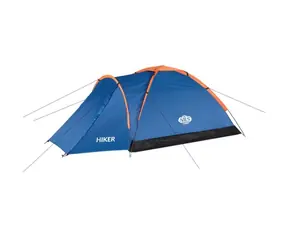 NILS Camp NC6010 Wanderzelt blau / Touristenzelt / 2 Personen / 70+205 x 150 x 105 cm / Wassersäule: 3000 mm