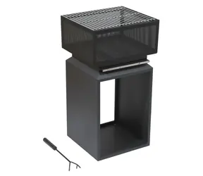Cattara CUBE Kamin mit Rost 74 cm 