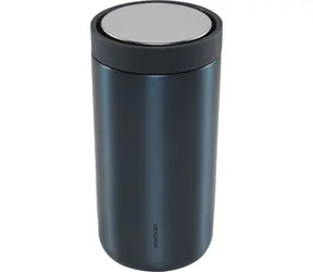 Ausgepackt - Stelton To-Go Click 0,2 l blau / Thermosbecher / ausgepackt