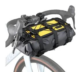 Rhinowalk BHD0011 Lenkertasche für Fahrräder, gelb-schwarz