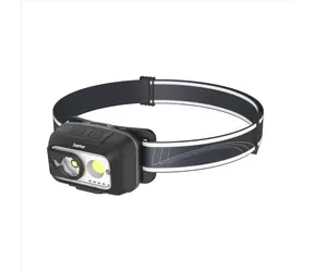 HAMA HL500-C LED-Stirnlampe schwarz / wiederaufladbar / 500 lm / 110 m / IP44