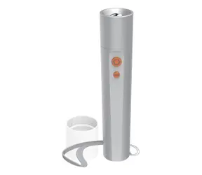 HAMA FL250 LED-Taschenlampe, batteriebetrieben / 250 lm / 65 m / 4 Modi + SOS / Diffusor / Tragegurt / Aluminium 