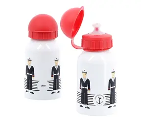 Vilac Metallflasche mit Matrosenmotiven, 300 ml
