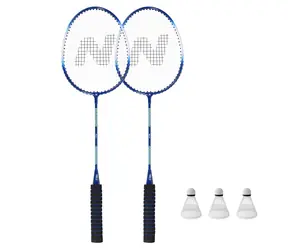 NILS NRZ2052 Set mit 2 Badmintonschlägern 