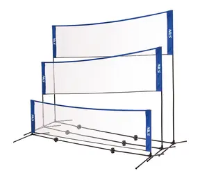 NILS Extreme NT7111 Faltnetz für Badminton, Tennis und Volleyball 