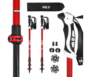 NILS TK8601 Trekkingstöcke rot