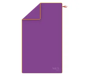 NILS aqua NAR12 Mikrofaserhandtuch lila/orange